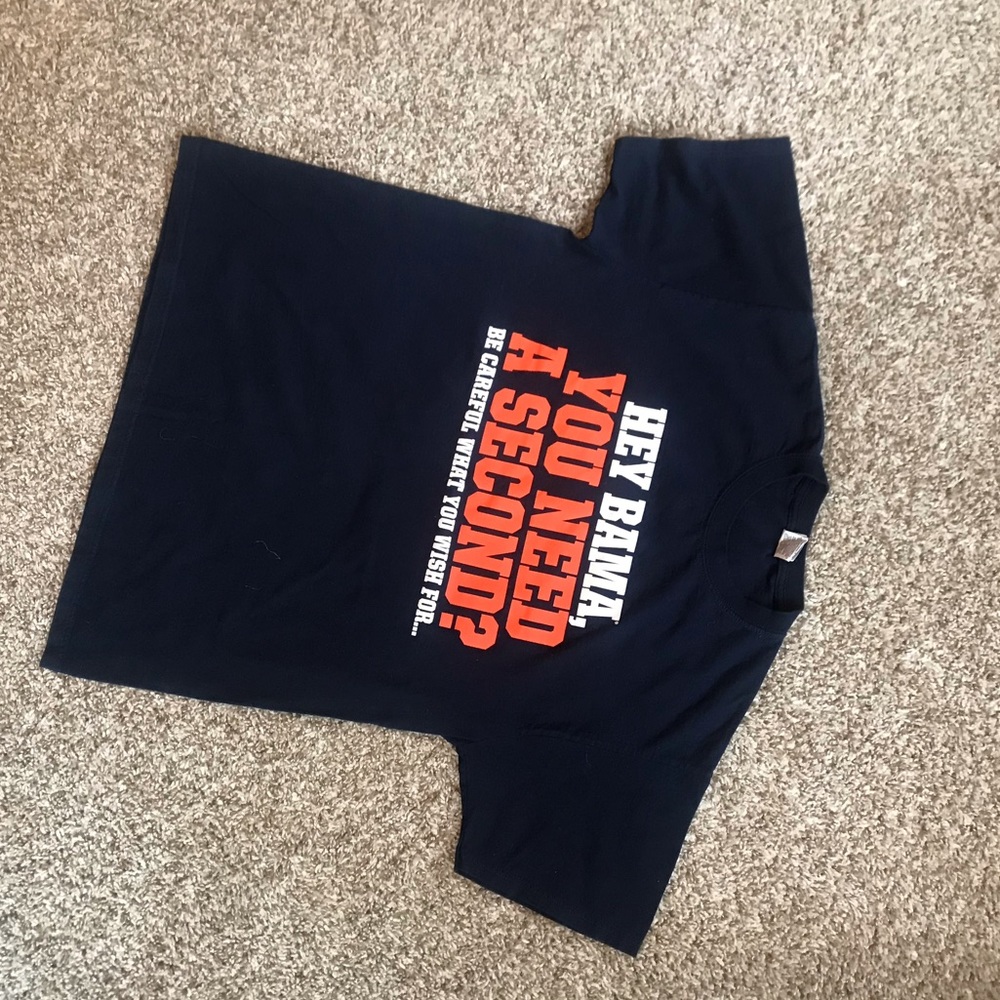 Auburn Tigers iron bowl tee kick 6 large